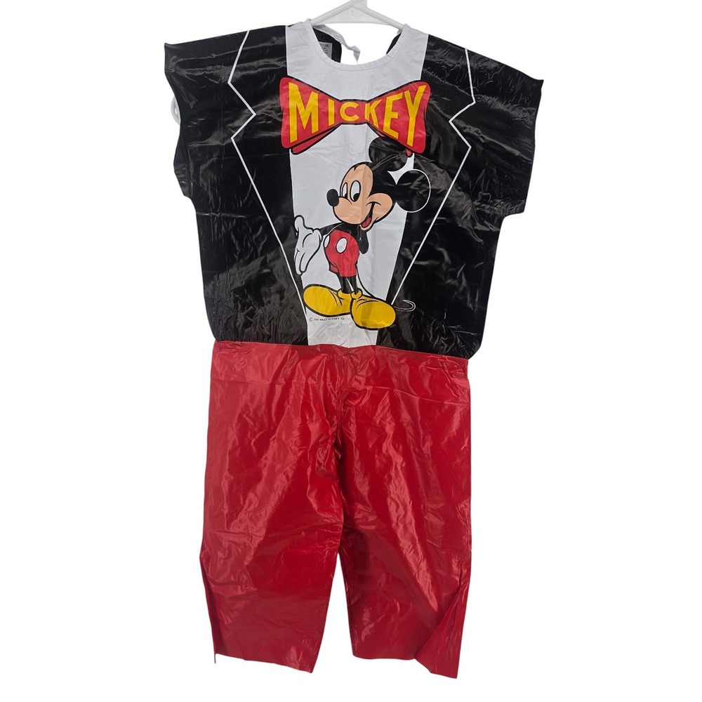 Ben Cooper Vintage Mickey Mouse Vinyl Kids 70s 80s Costume Size T 3-5